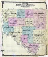 Chariton County Outline Map, Chariton County 1876 Version 1